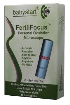 Testul Fertile Focus pentru Ovulatie pe baza de saliva pentru a determina cea mai fertila perioada pentru dumneavoastra